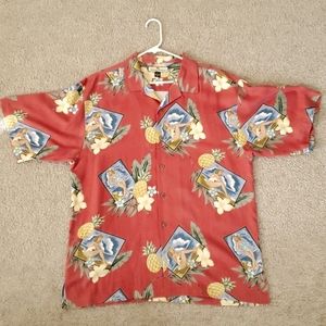 Tommy Bahama 100% silk shirt